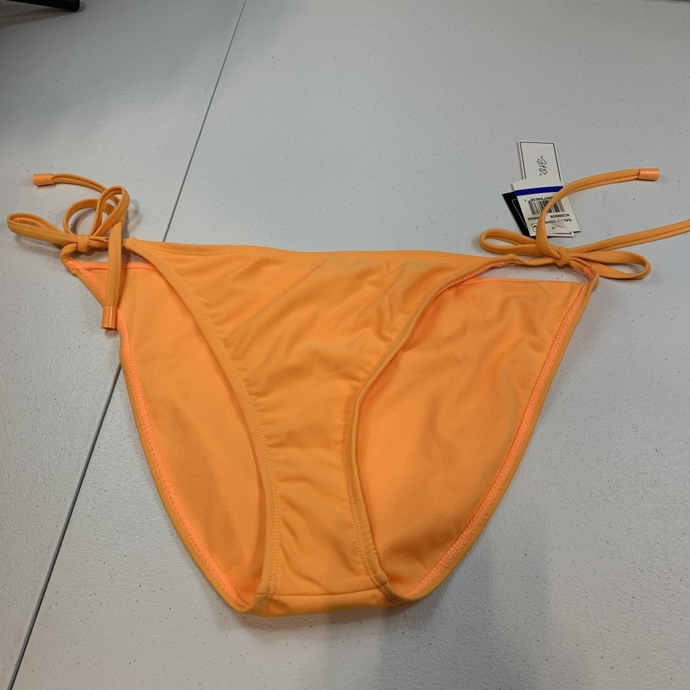 Salt & Cove Junior's Swim Bikini Bottom XL Orange Side Tie String Beach Summer‎
